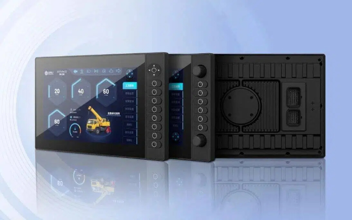 10寸移動(dòng)機(jī)械顯示屏，CAN通信